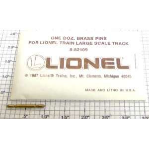  Lionel 600 8210 9 Brass Pins for Large Scale Track Toys 