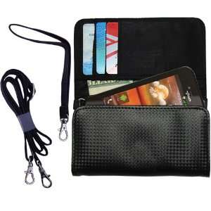  Black Purse Hand Bag Case for the LG Maxx QWERTY with both 