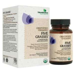 Futurebiotics  Certified Organic Five Grasses, 90 vegetarian tablets