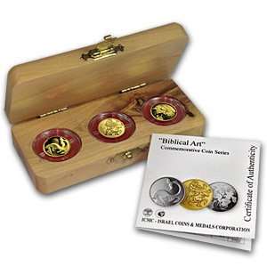   Biblical Art Series Smallest Gold Coins 3 Coin Set