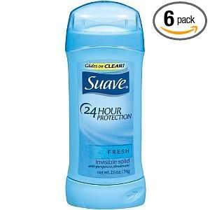 Suave 24 Hour Protection Fresh Invisible Solid Anti Perspirant 2.6 oz 