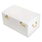 Morrel Large Leather Domed Jewelry Box With 3 Takeaway Cases (Color 