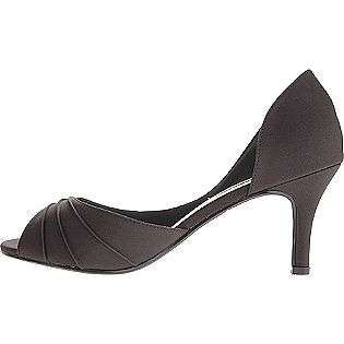   Nadia   Black Satin  Touch Ups Shoes Womens Evening & Wedding