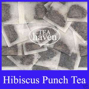Hibiscus Punch Herb Tea Blend Herbal Tisane 50 Tea Bags  