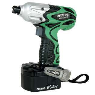  Hitachi 14.4 volt Cordless Impact Driver (Refurbished 