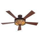 Hunter 21978 1912 Mission 54 Bronze Ceiling Fan with Light