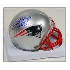 Sports Memorabilia Deion Branch Signed Mini Helmet   Super Bowl XXXIX 
