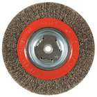 Forney Industries Arbor Crimped Wire Wheel Brush 8
