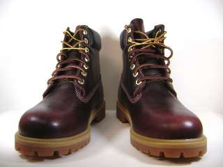 33574 New TIMBERLAND 6 INCH BOOT burgundy US sizes  