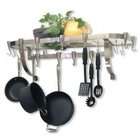 Group 5 Wall Mounted Pot Rack   Stainless Steel   39W x 13D   CP 