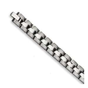  Stainless Steel and Polished Bracelet SRB149 8.5 Jewelry