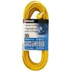 Coleman Cable Woods 832 SPT 2 16/3 Flat Utility Extension Cord, Yellow 
