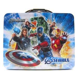  Avengers Blue Metal Boys Tin Lunch Box Toys & Games