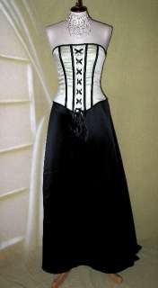 NWT Jessica McClintock Black Green Corset Gown Size 3  