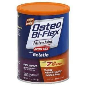 Osteo Bi Flex Nutra Joint with Gelatine Unflavored 11 oz(Pack of 6)