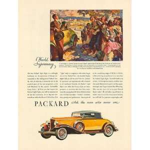  Packard Motor Cars Ad from May 1932 Toys & Games