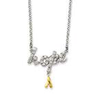 goldia Sterling Silver & Vermeil CZ Hope Necklace