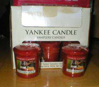 Yankee Candle Kitchen Spice votives x 6  