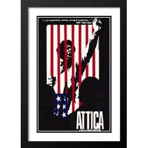 Attica 32x45 Framed and Double Matted Movie Poster   Style A   1980 