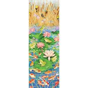   Playful Pond 500 Piece Vertical Panoramic Jigsaw Puzzle Toys & Games