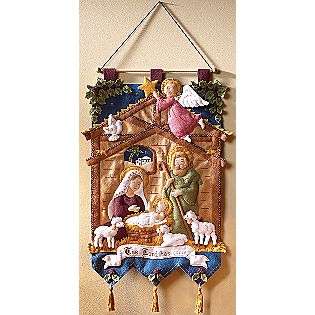 10.5X11X3. Nativity Wall Hangng  Bucilla Appliances Sewing & Garment 