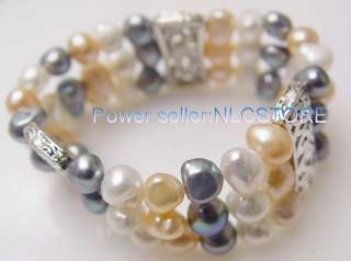 Rare wholesale tibet 4 pcs perfect pearl bracelet  
