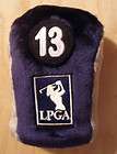   Knit Long Neck Blue & Gray Ladies Golf Utility 13 Wood Headcover NEW