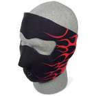 Outdoor Red Flames Design Neoprene Thermal Cold Weather Mask 
