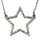 Star Diamond Pendant Necklace  