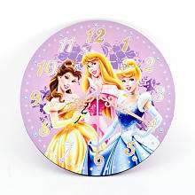 Disney Princess Wall Clock with Decals   Berger M Z & Company   Toys 