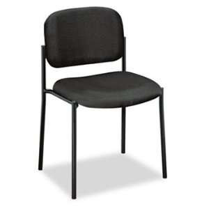   Armless Guest Chair, 21 1/4 x 21 x 32 3/4, Black 