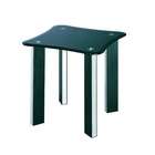 Black Tempered Glass Table  