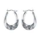 Oval Hoop Fashion Earrings  