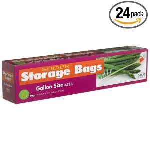  Smart Choice 1 Gallon Slider Storage Bags, 8 Count Box 