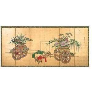  Anonymous   Japanese Screen I Size 39x18 Poster Print 