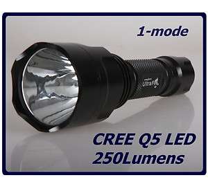 UltraFire C8 Q5 CREE LED 1 mode 18650 Flashlight  