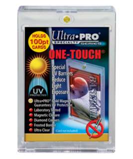   Pro One Touch Magnetic Card Holders 100pt w UV Protection Thick Cards