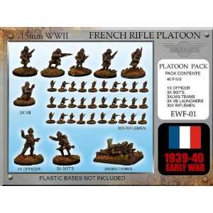   in Battle (15mm WWII) Early War French Rifle Platoon Toys & Games
