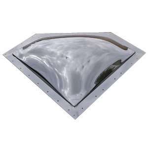   Trailer Neo Angle Skylight, 28 Inch By 10 Inch Hole, White Automotive