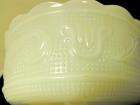   White Milk Glass Footed Compote Fruit Bowl Candy Dish 1111E09  