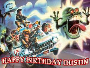 Real GHOSTBUSTERS Edible CAKE Topper Icing Image Sheet  