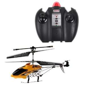 Mini 3 Channel RC R/C Remote Control Helicopter Airplane Yellow  Toys 