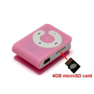 Mini Clip  Player Support 1 8GB Micro SD/TF Card Pik  