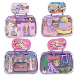  Girls Carry Around Playset (Assorted) Toys & Games