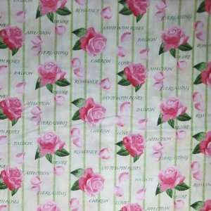  44 Wide Fabric Say It with Roses Say It with Roses with 