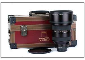 Contax Zeiss Aposonnar T* 200mm F/2 MMJ modified Nikon  