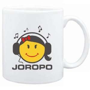  Mug White  Joropo   female smiley  Music Sports 