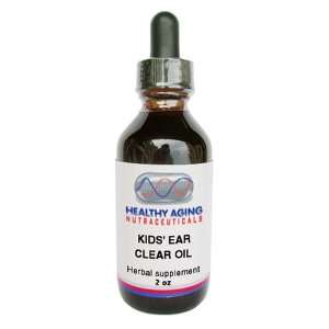 Healthy Aging Nutraceuticals Kids Ear Clear Oil 2 Ounce Bottle
