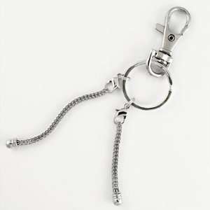  Key Chain with Add a Bead Snake Chain Stems Jewelry