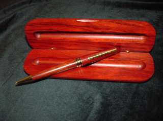 Personalized Rosewood Executive Pen and Case Gift Set  